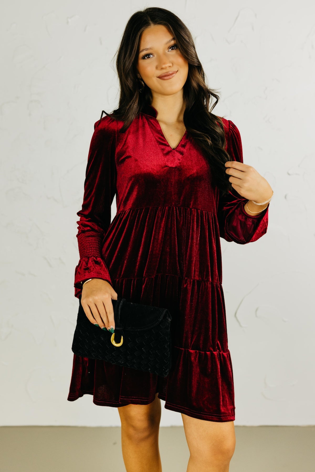 The Timmy Velvet Mini Dress