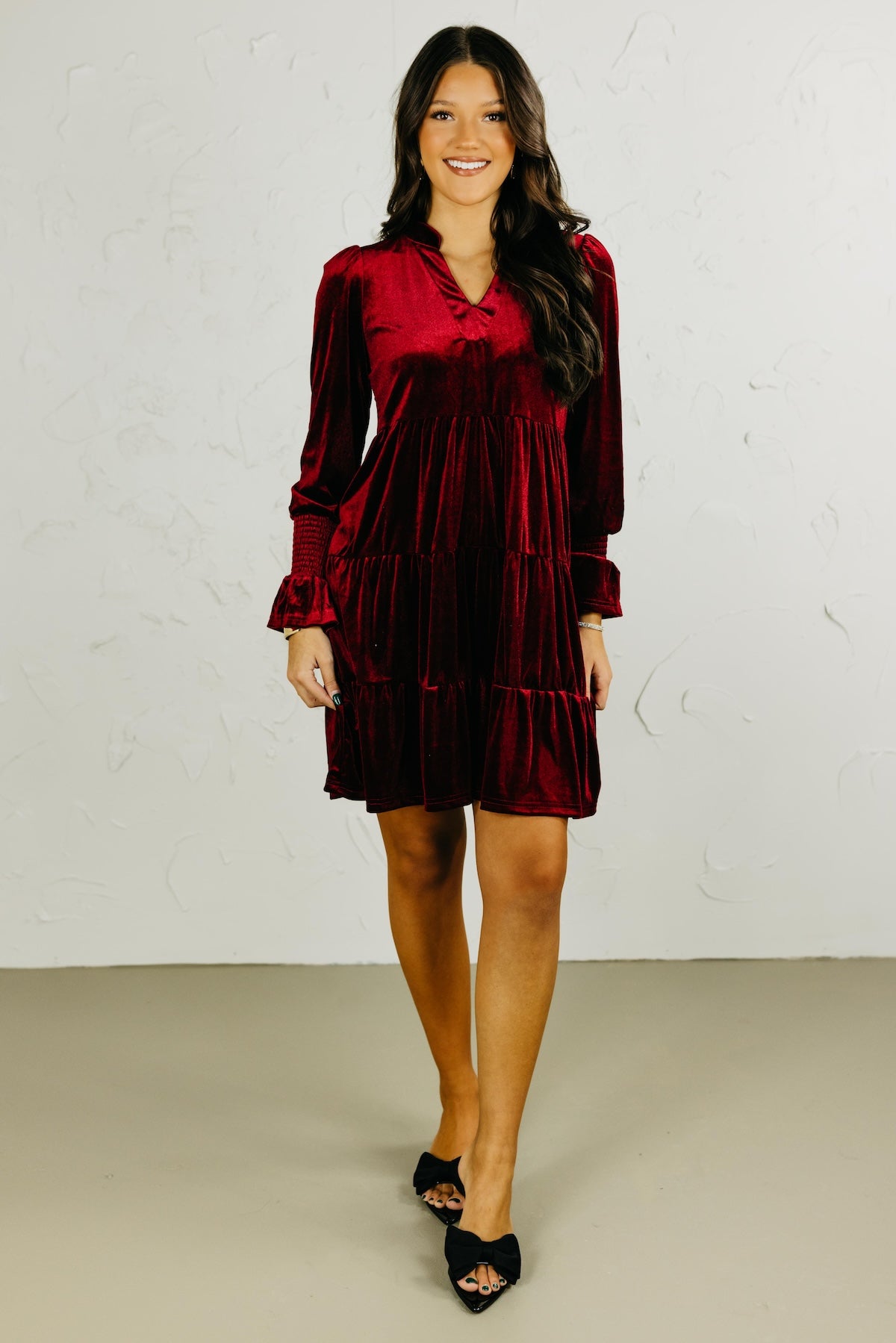 The Timmy Velvet Mini Dress