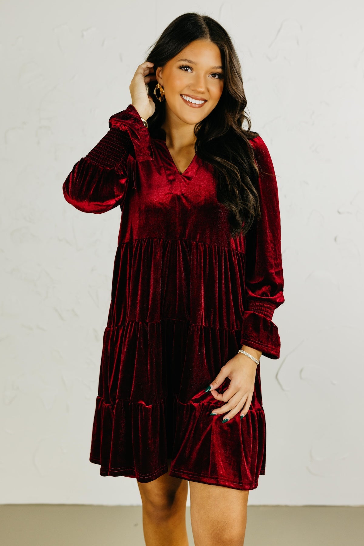 The Timmy Velvet Mini Dress