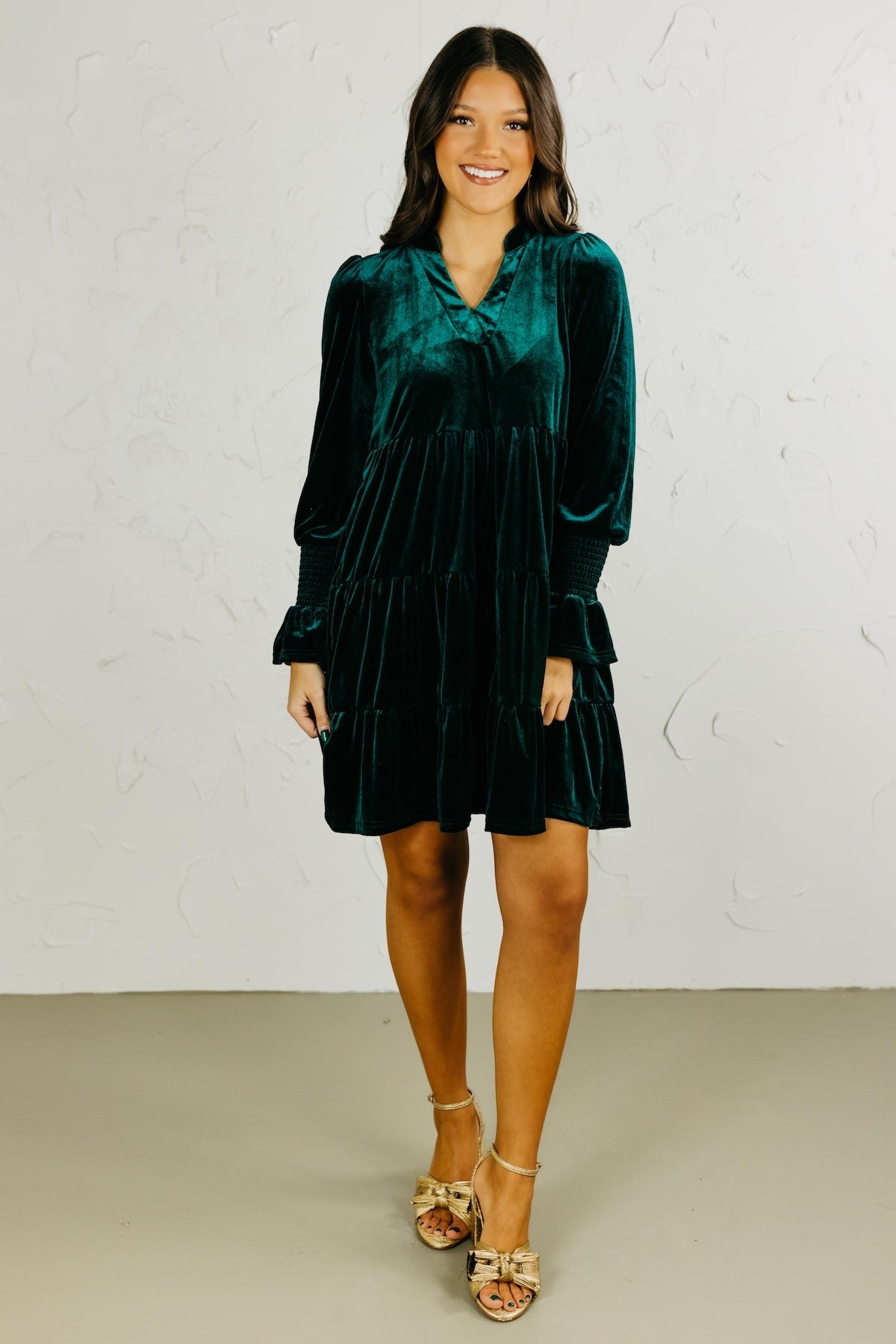 The Timmy Velvet Mini Dress