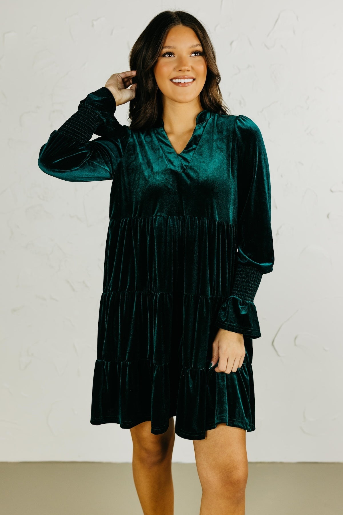 The Timmy Velvet Mini Dress