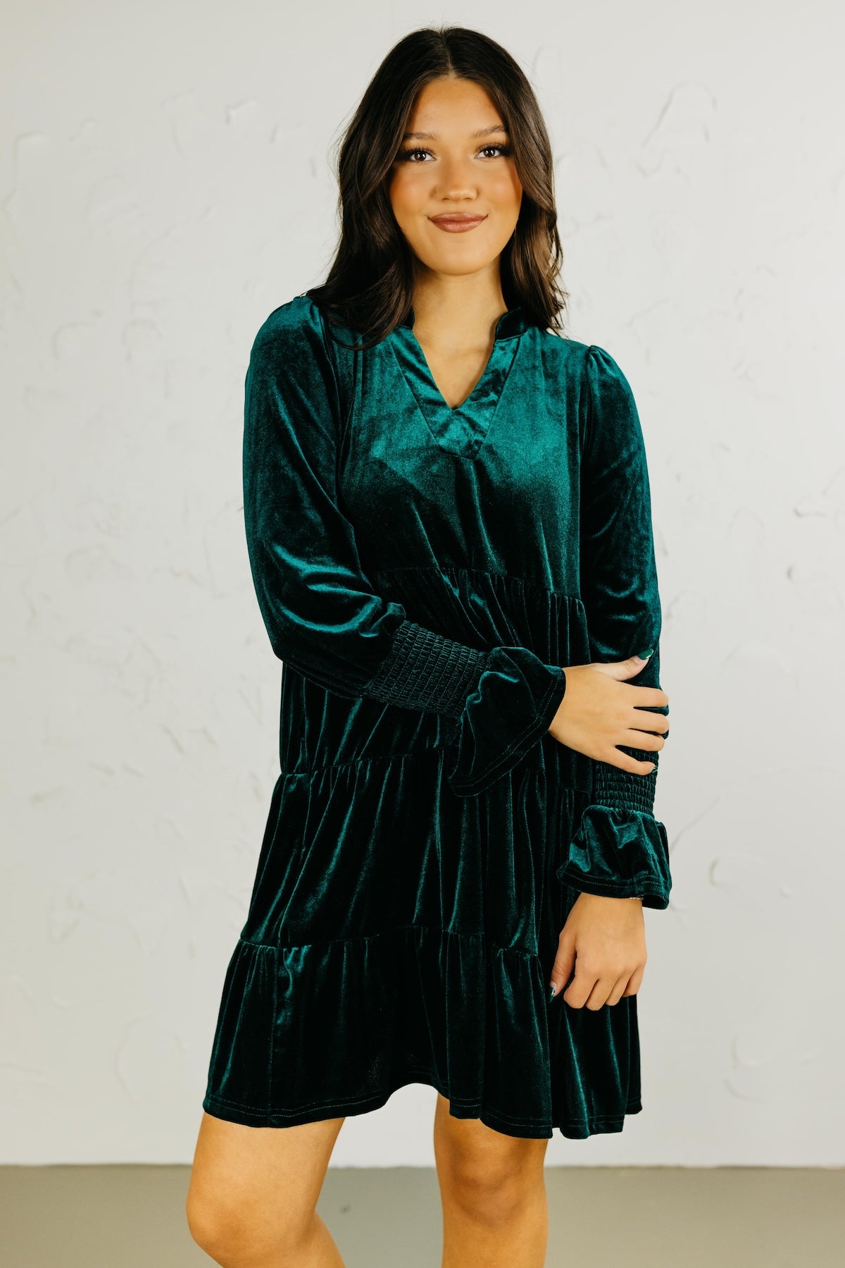 The Timmy Velvet Mini Dress