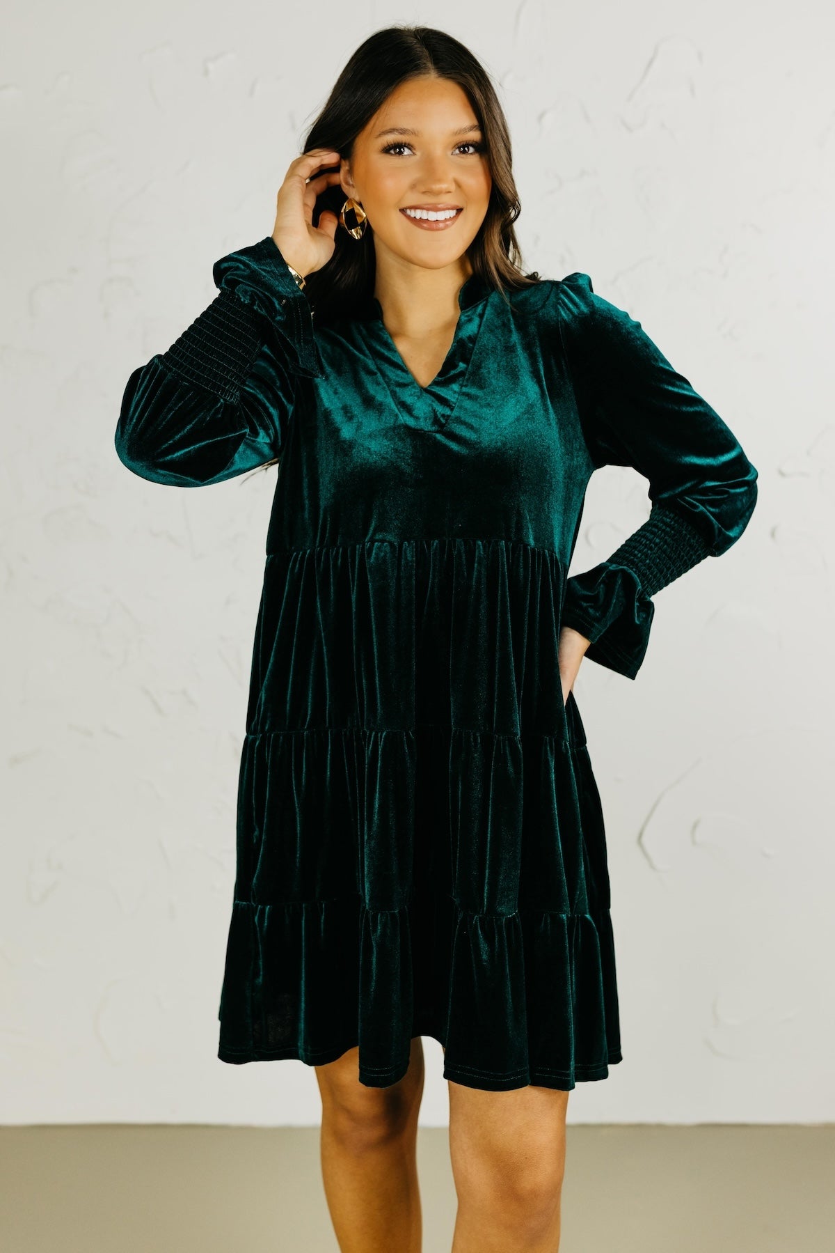 The Timmy Velvet Mini Dress