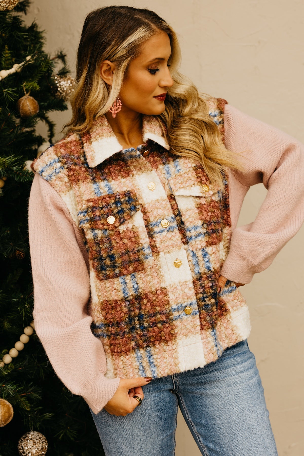 The Peyton Mixed Media Jacket