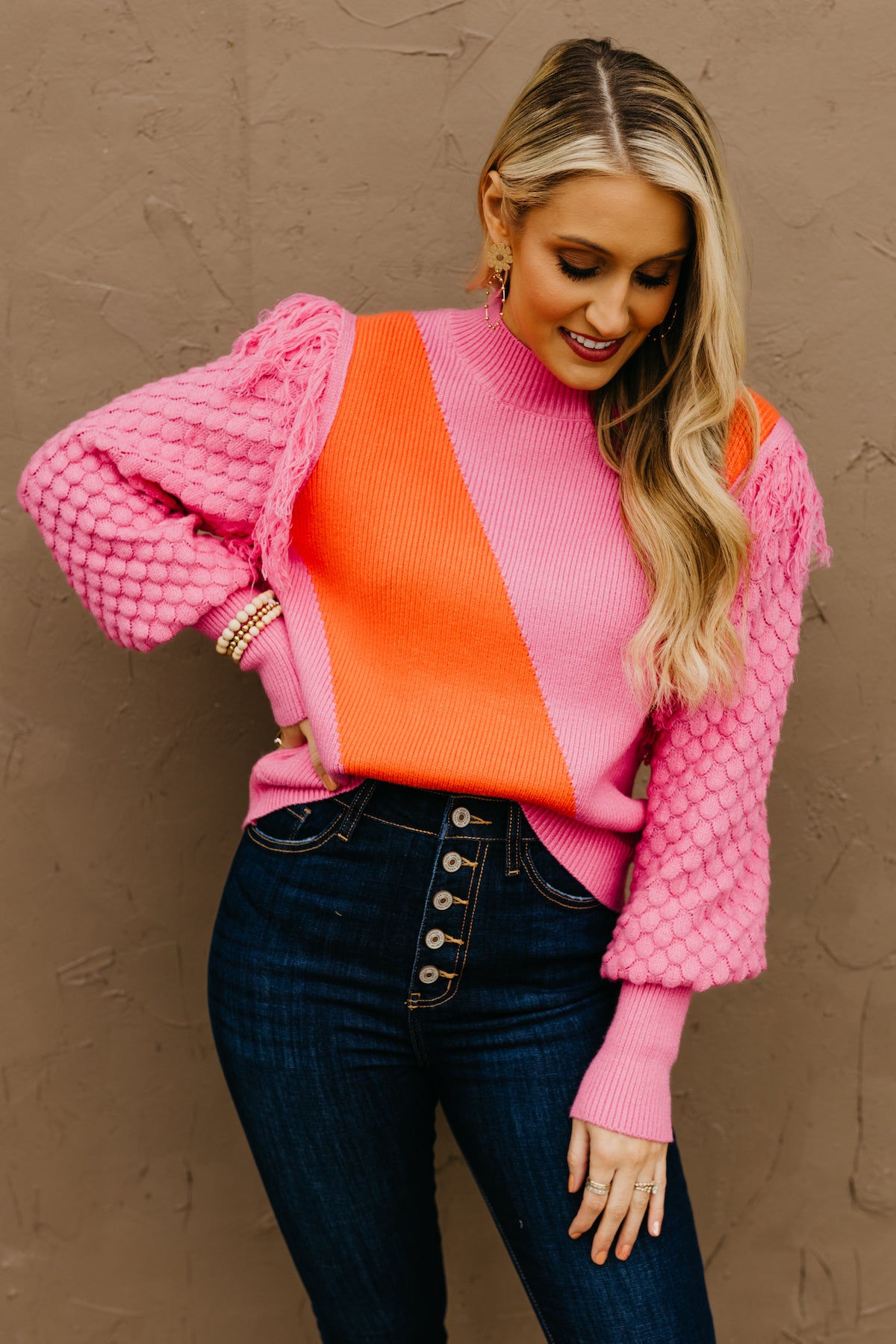 The Meilani Mixed Media Sweater