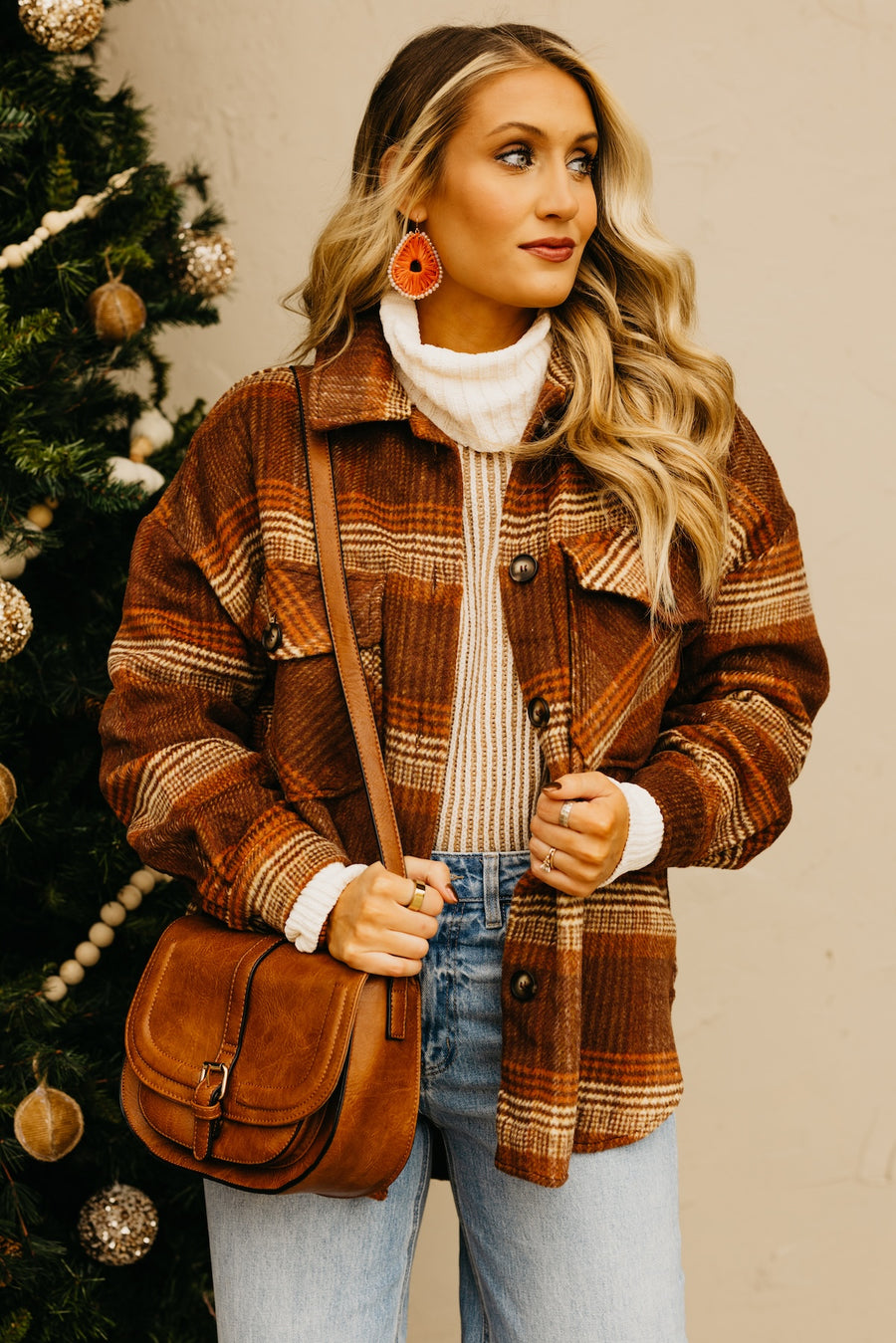 The Melodie Oversize Plaid Shacket