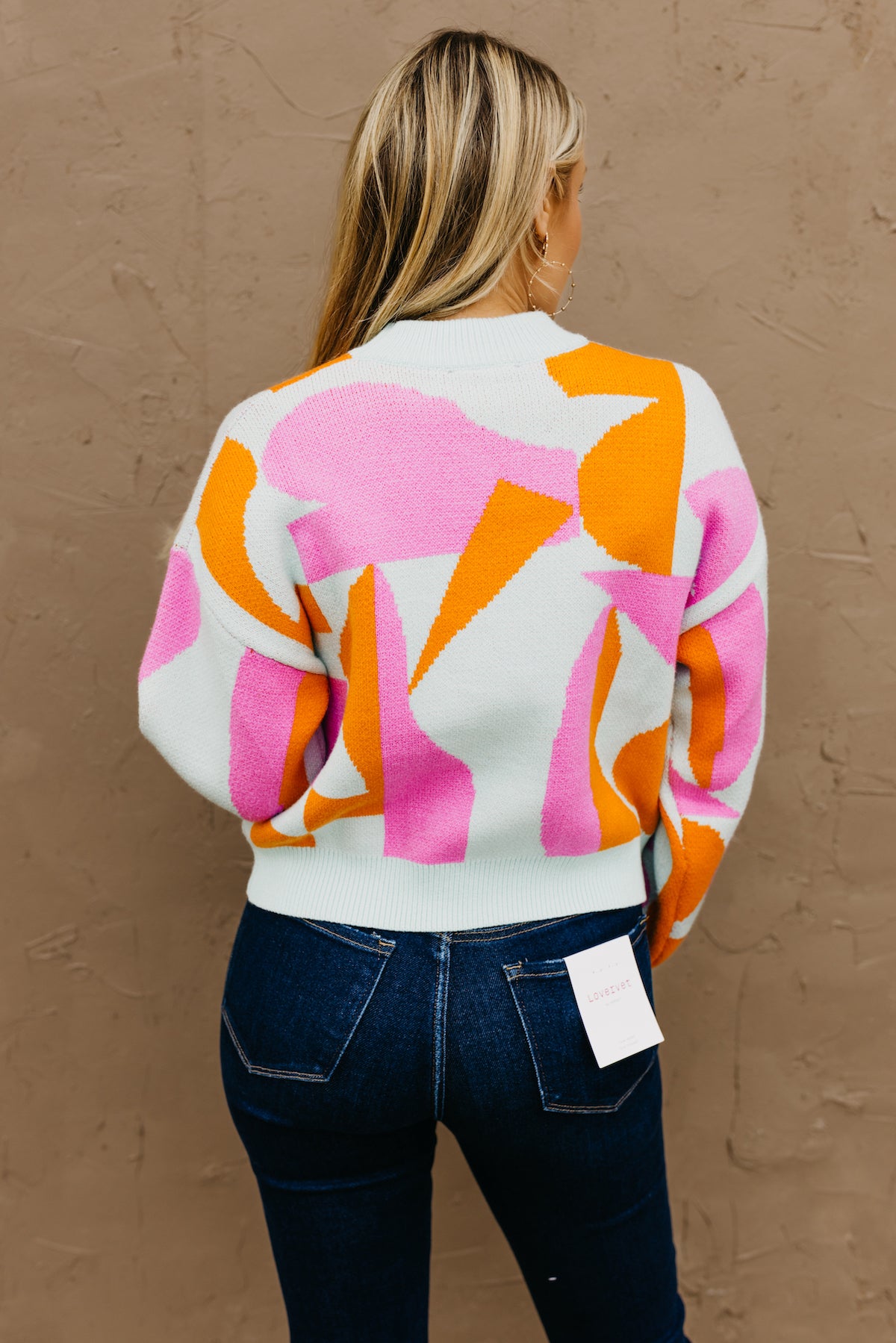 The Alannah Abstract Pattern Sweater