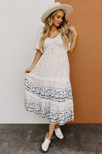 The Rona Smocked Bodice Midi Dress