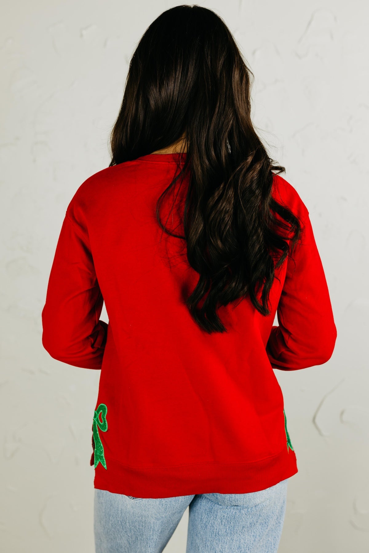 The Merry & Bright Embroidered Sweatshirt