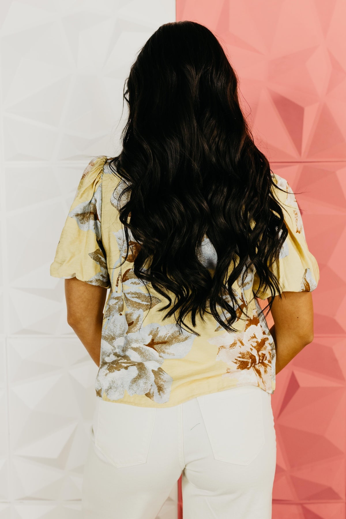 The Adalynn Abstract Floral Top