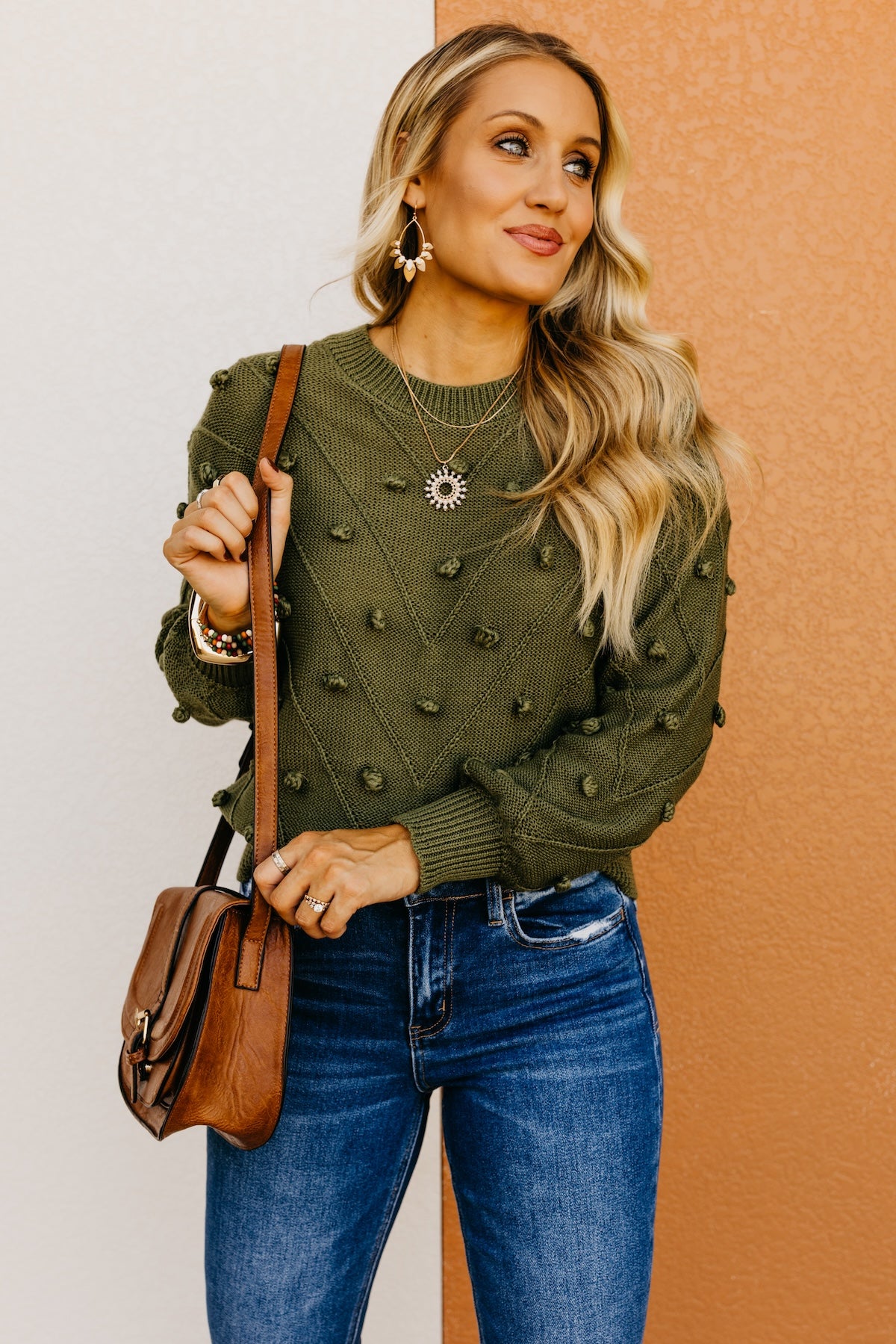 The Evalyn Pom Detail Sweater