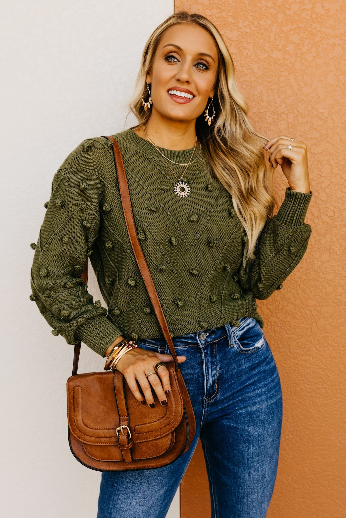 The Evalyn Pom Detail Sweater