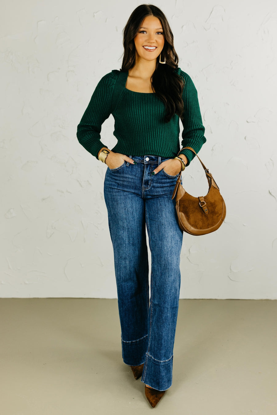 The Declan Ribbed Tie Back Sweater