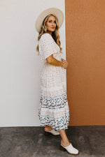 The Rona Smocked Bodice Midi Dress