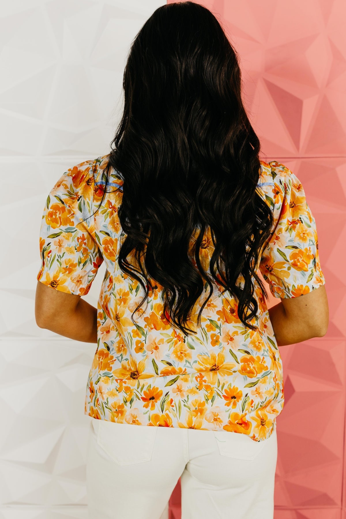 The Maya Floral Woven Blouse