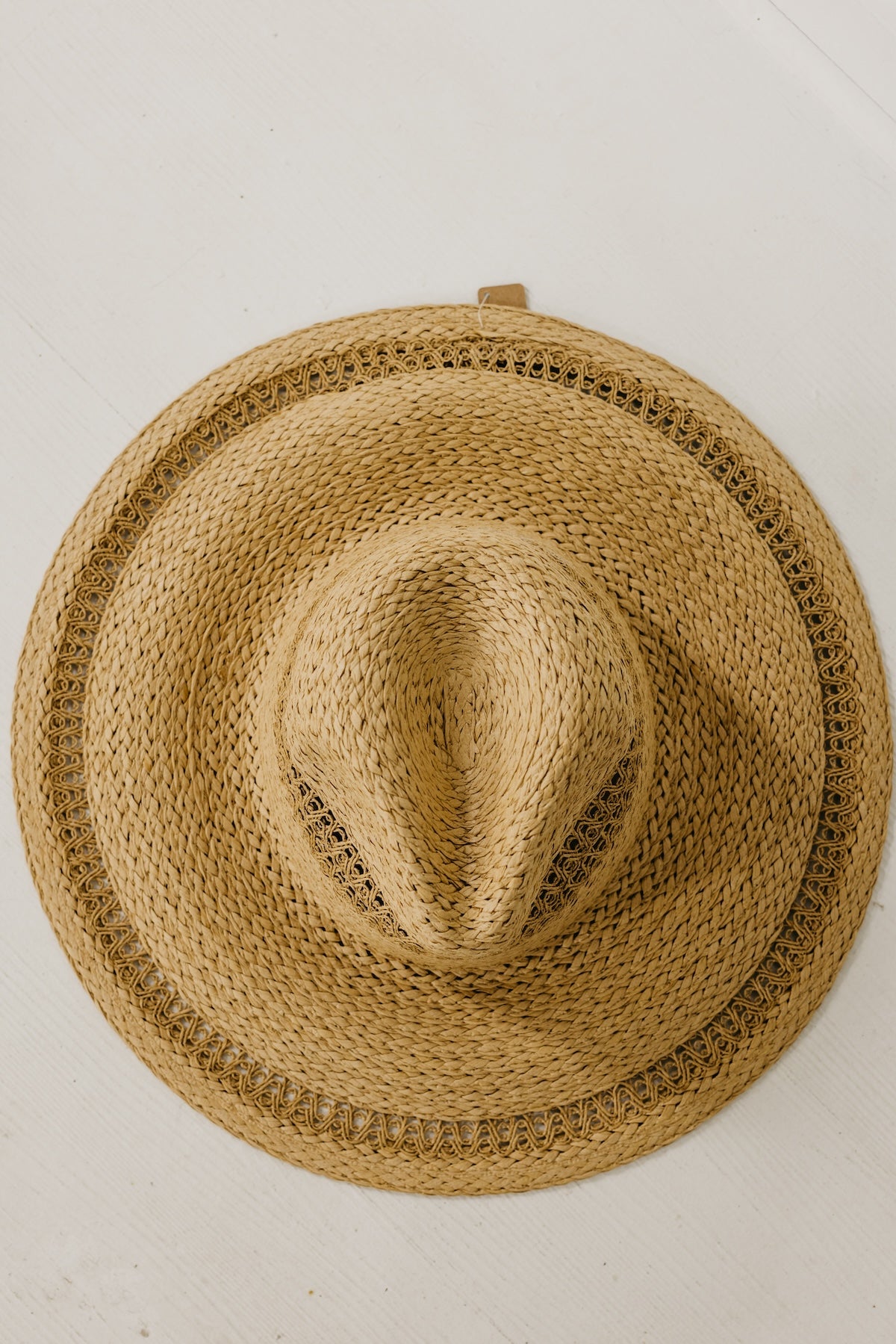 The Alyce Flat Brim Straw Hat