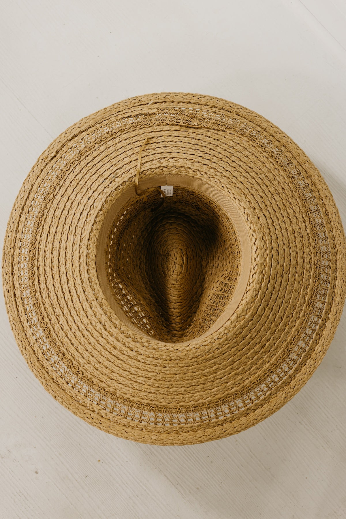 The Alyce Flat Brim Straw Hat