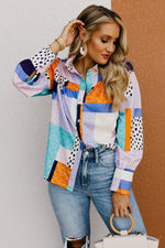 The Penny Mix Print Button Up Shirt