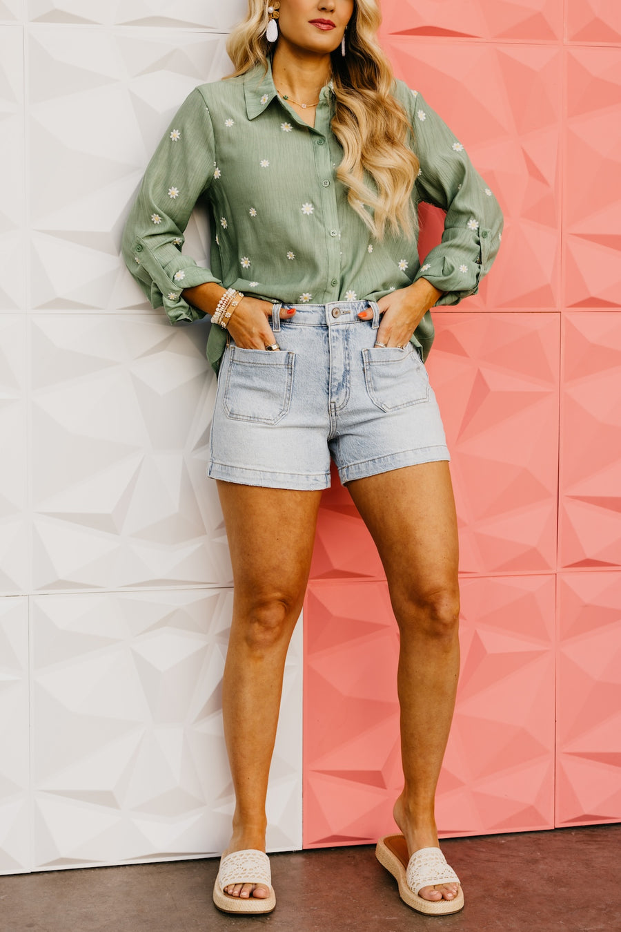 Kan Can Denim | A-Line Trouser Denim Shorts