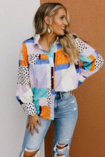The Penny Mix Print Button Up Shirt