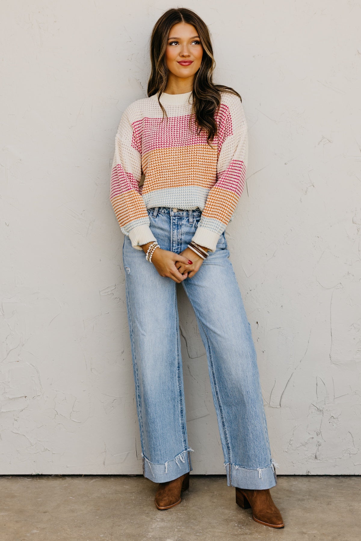 The Maliah Color Block Sweater