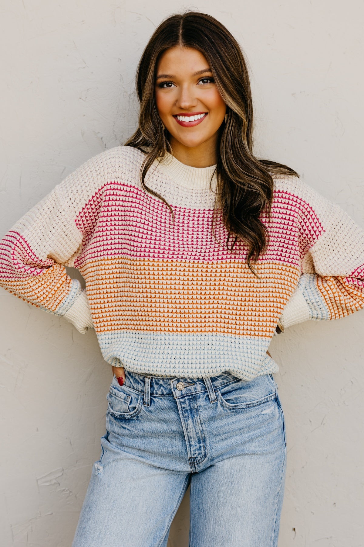 The Maliah Color Block Sweater