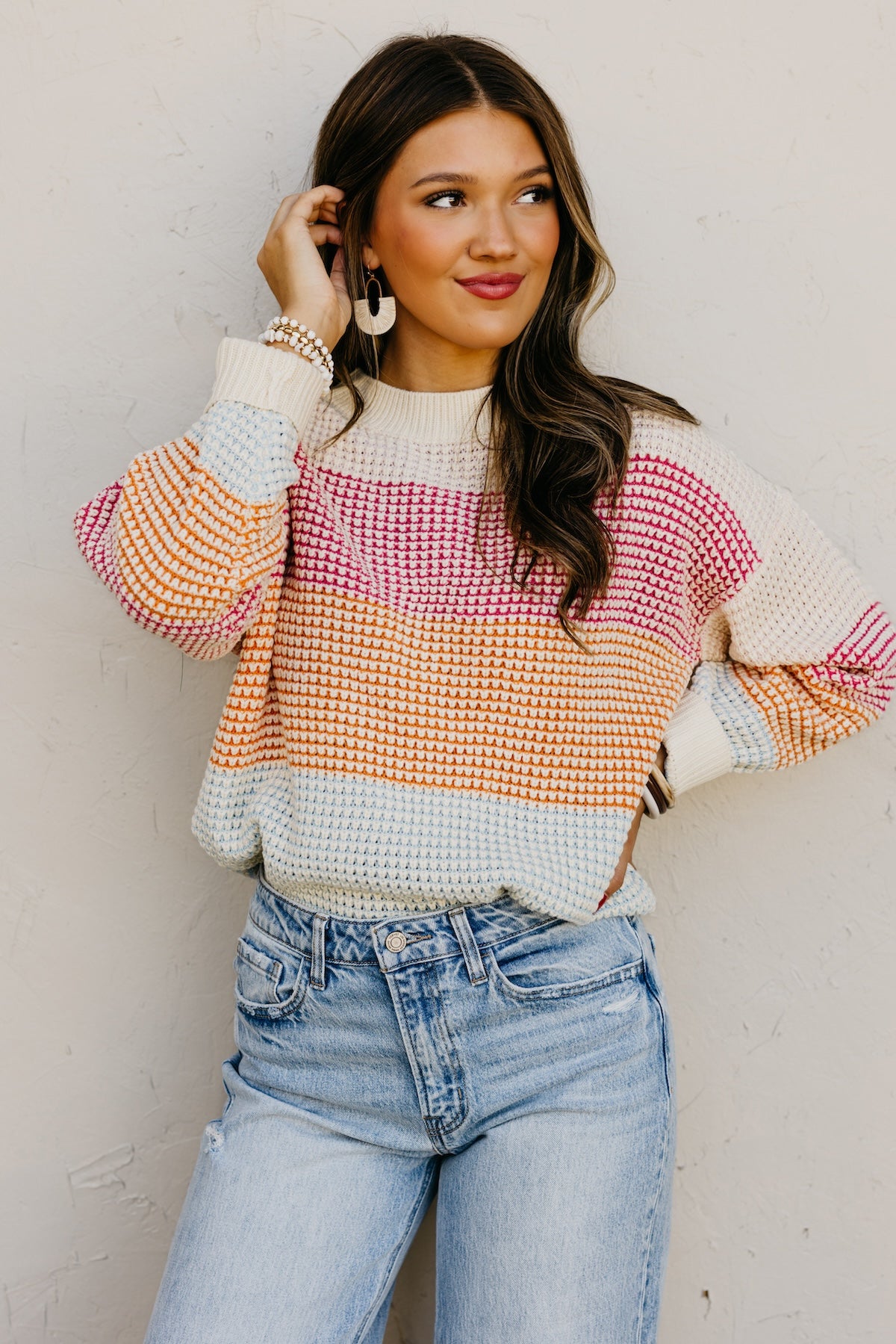 The Maliah Color Block Sweater