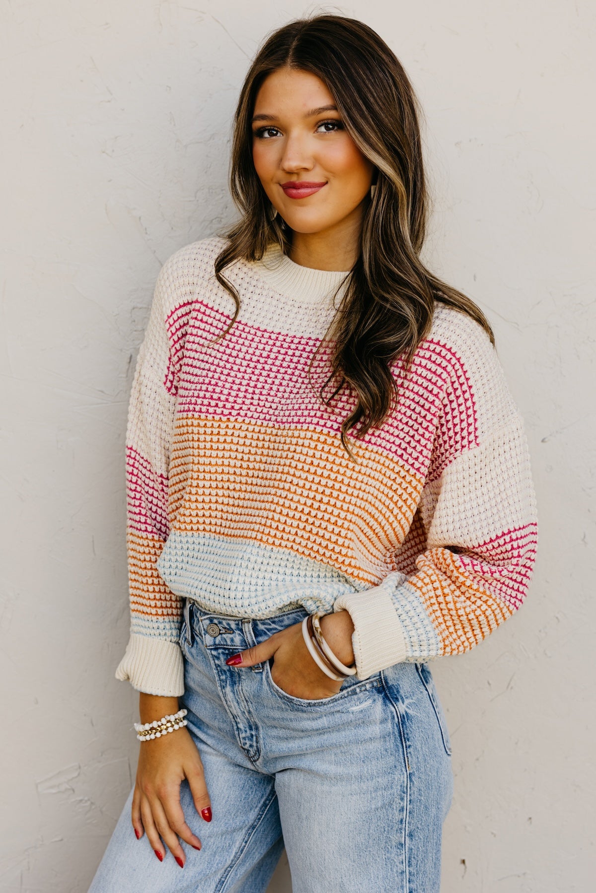 The Maliah Color Block Sweater