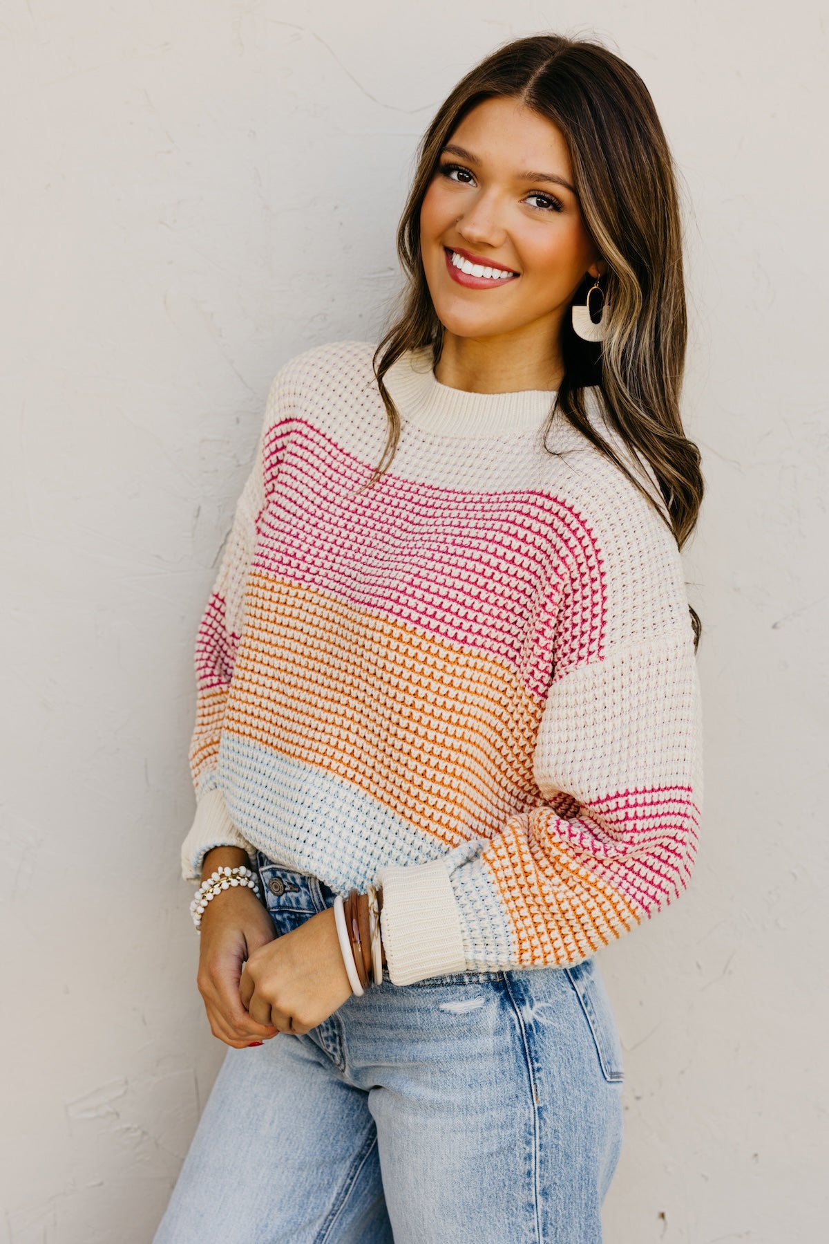 The Maliah Color Block Sweater