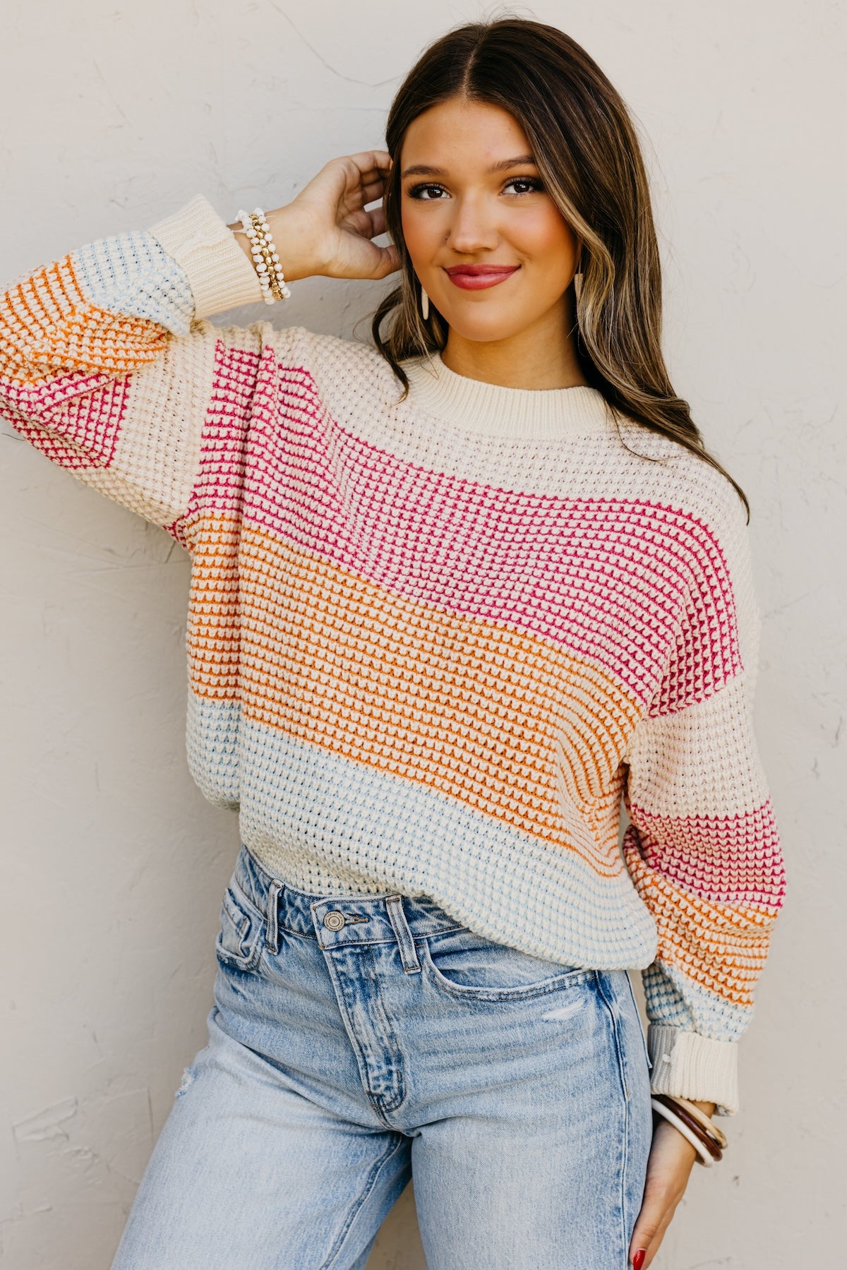 The Maliah Color Block Sweater