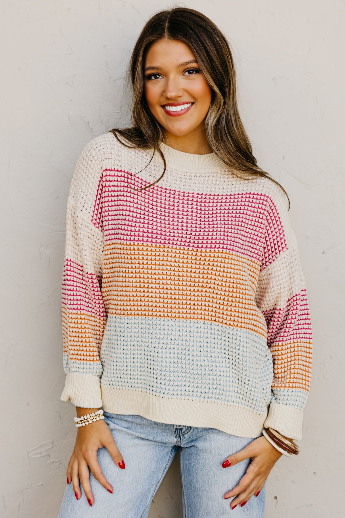 The Maliah Color Block Sweater