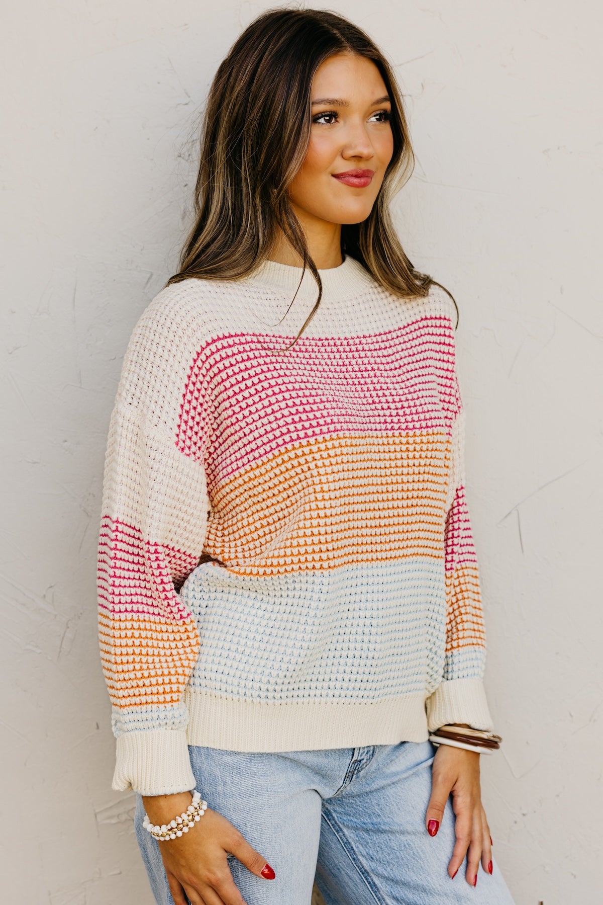 The Maliah Color Block Sweater