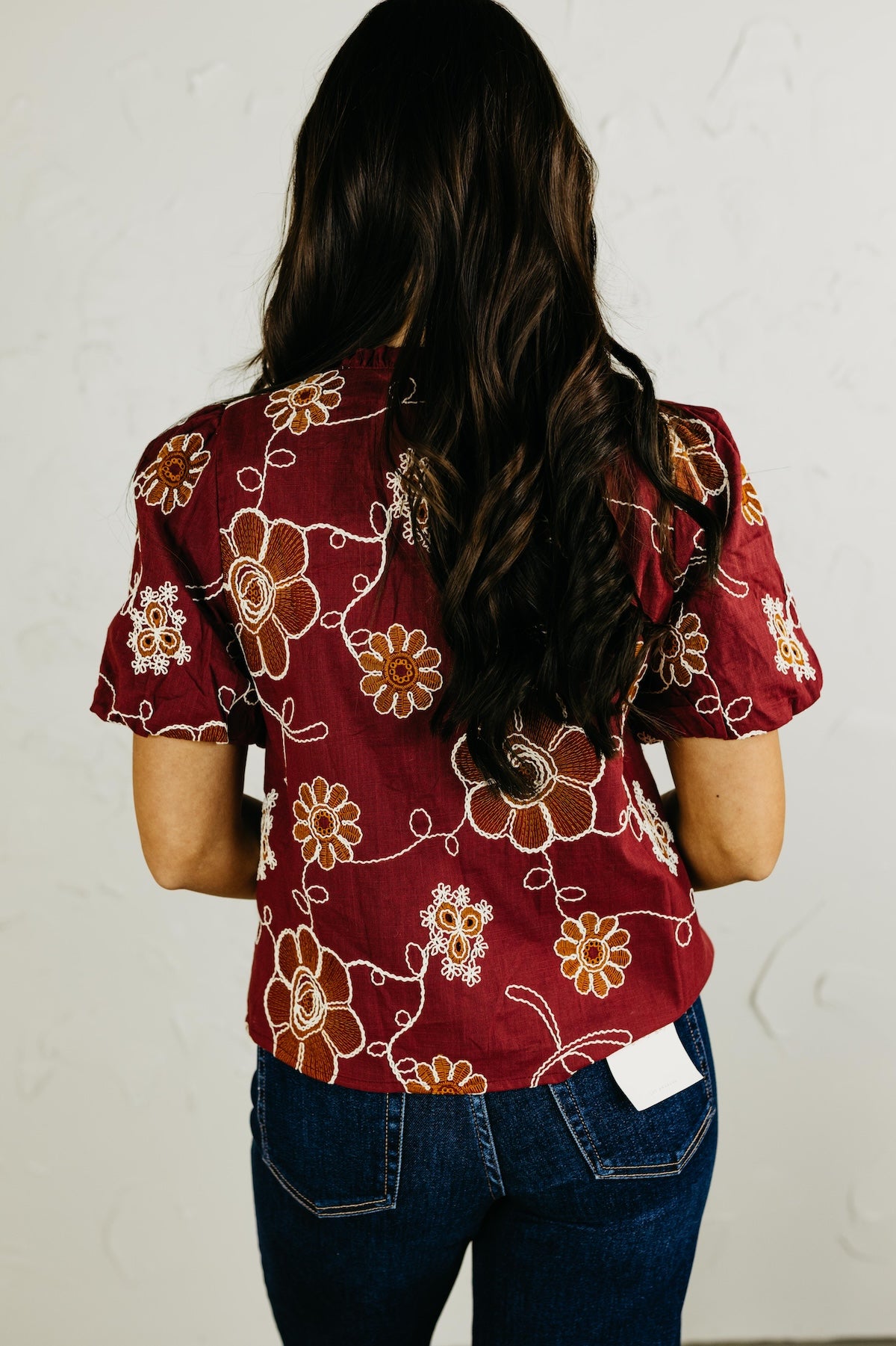 The Reese Floral Embroidered Top