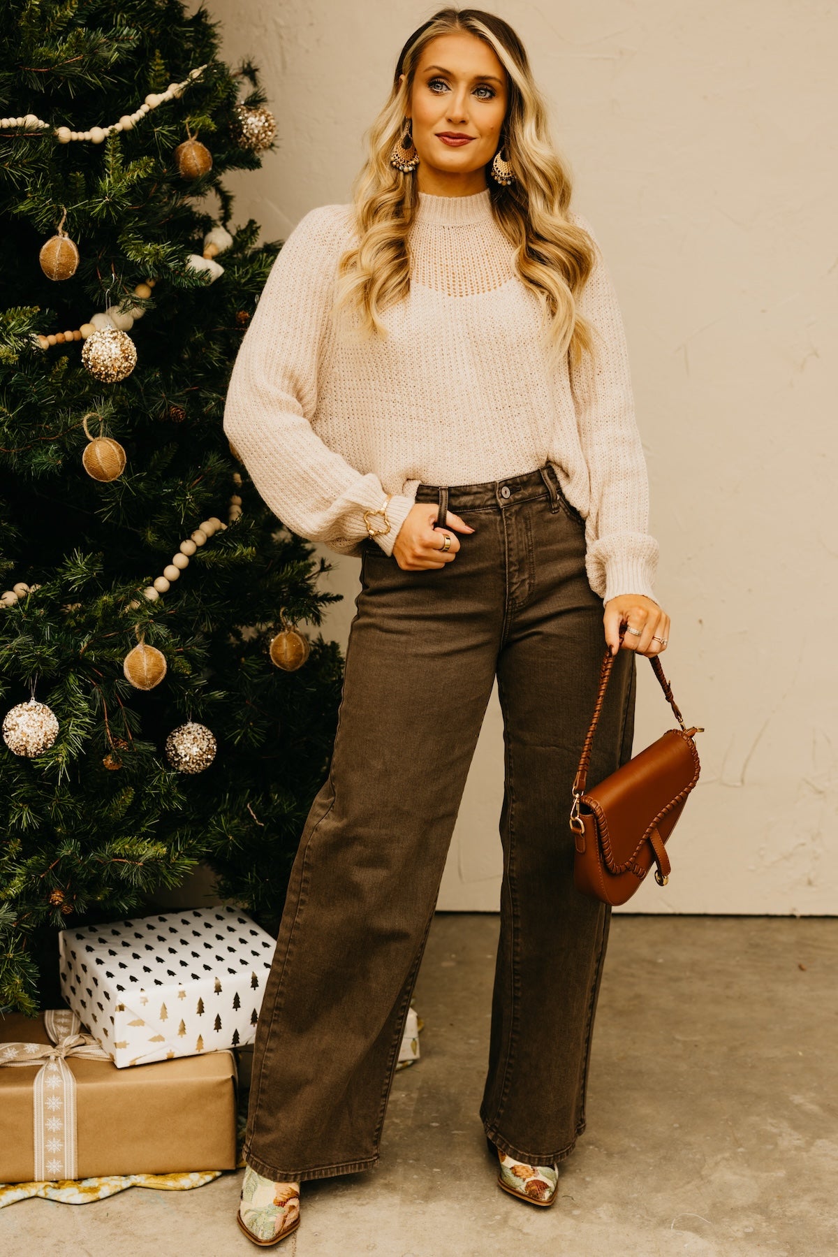 Fate | The Roman Open Knit Sweater