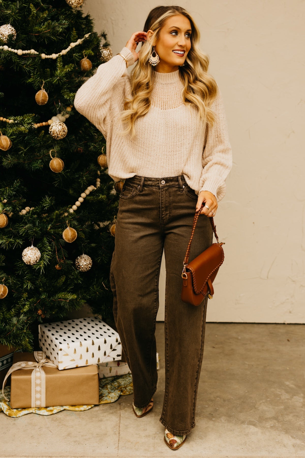 Fate | The Roman Open Knit Sweater