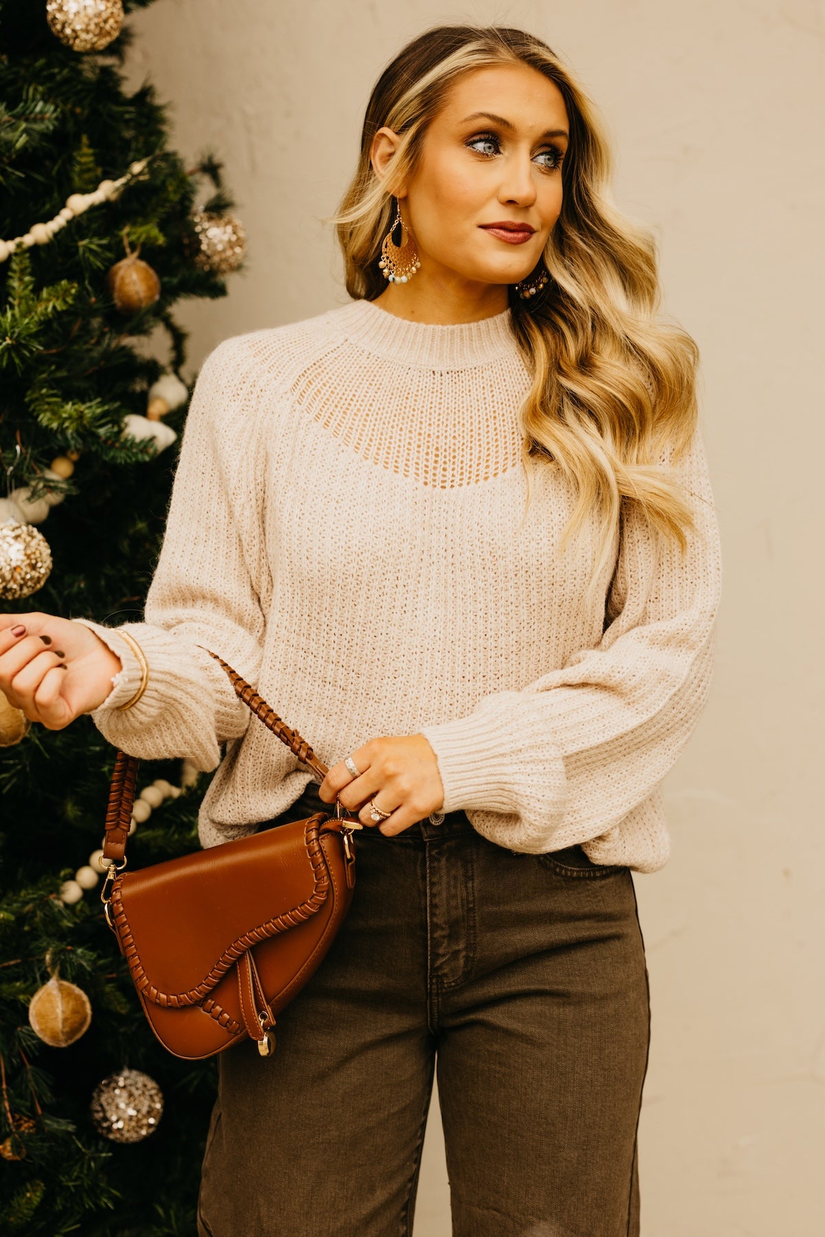 Fate | The Roman Open Knit Sweater