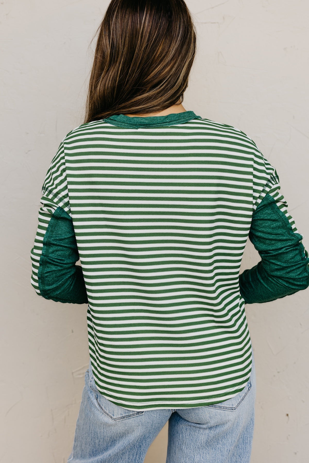 The Mabel Striped Raglan Knit Top