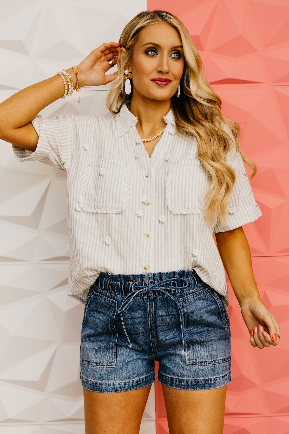The Jorge Floral Embroidered Boxy Shirt