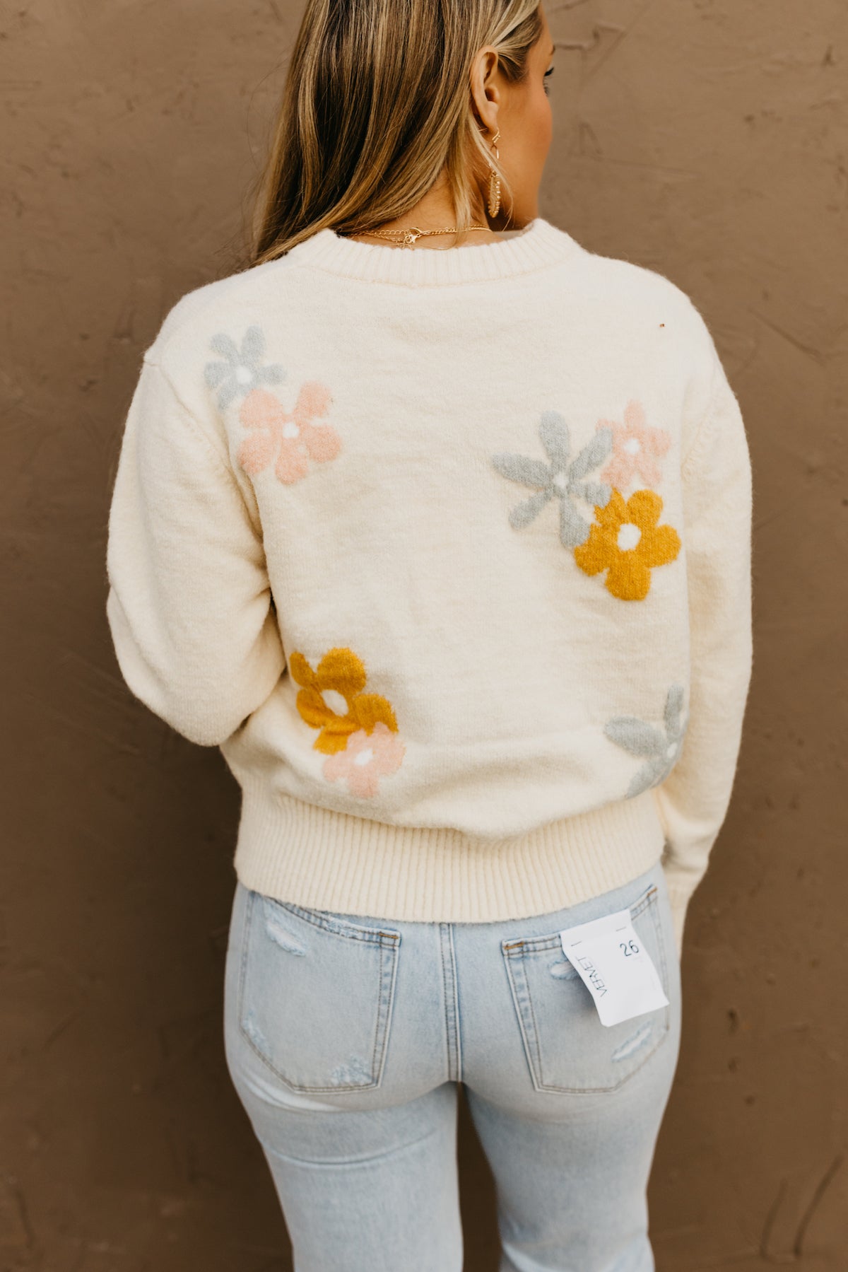 The Jessa Floral Crew Neck Sweater  - FINAL SALE