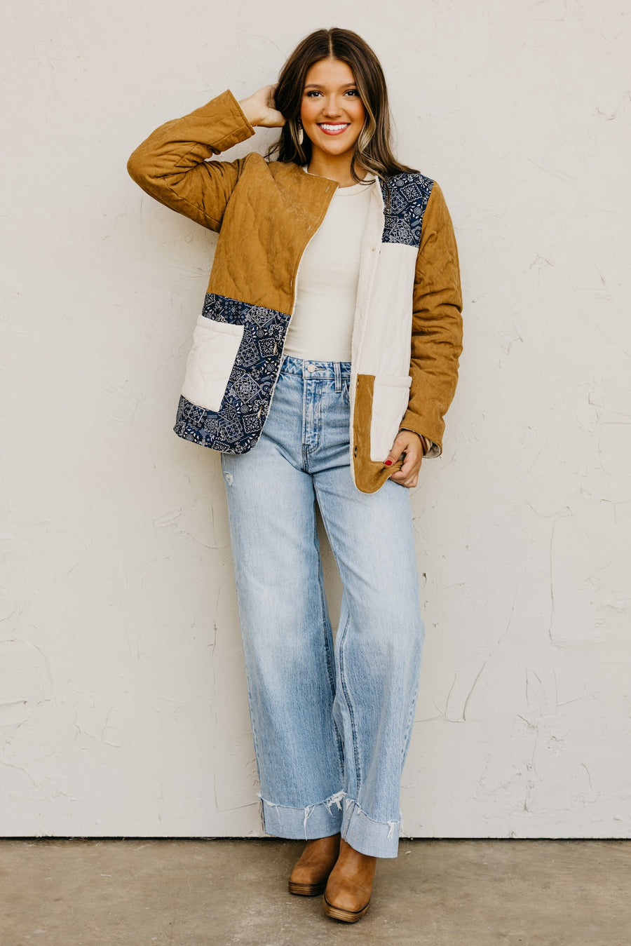 The Wynn Bandana Contrast Jacket