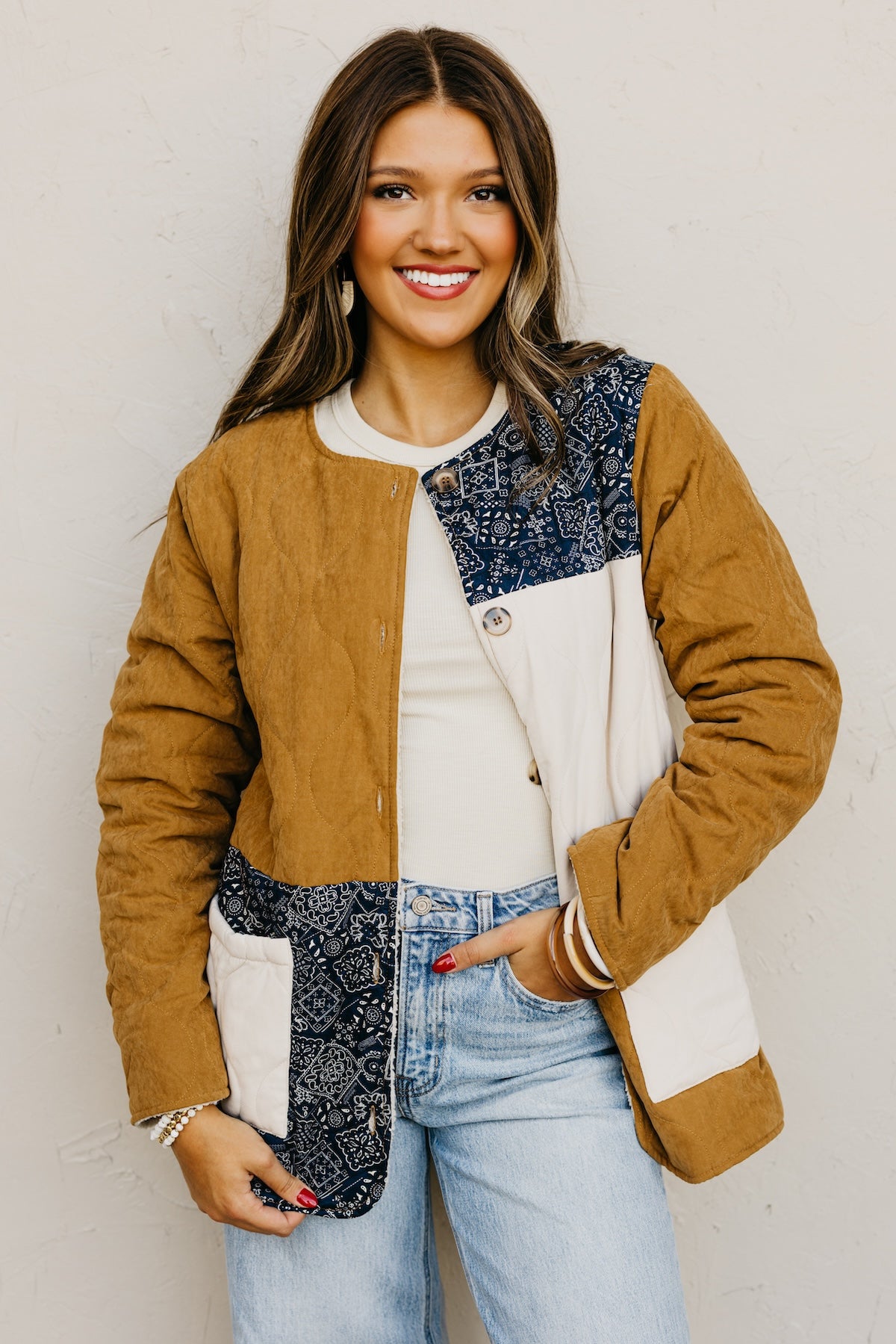The Wynn Bandana Contrast Jacket