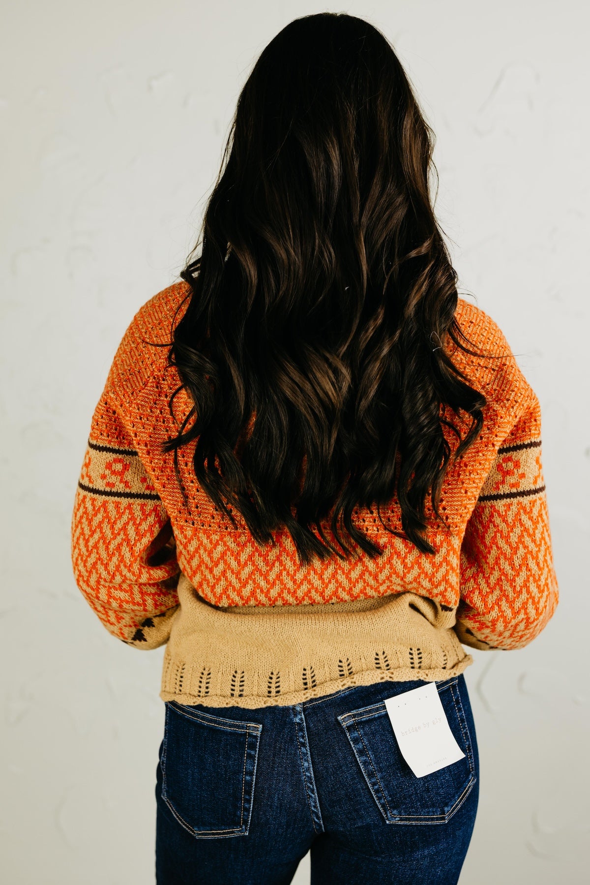 The Penelope Tie Pointelle Sweater