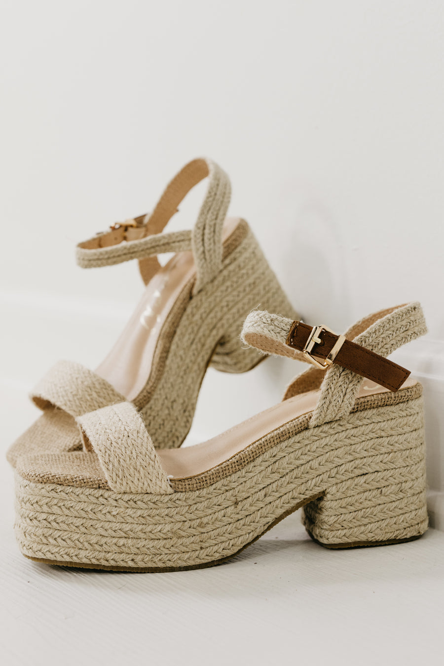 The Rima Square Toe Platform Espadrille Sandal