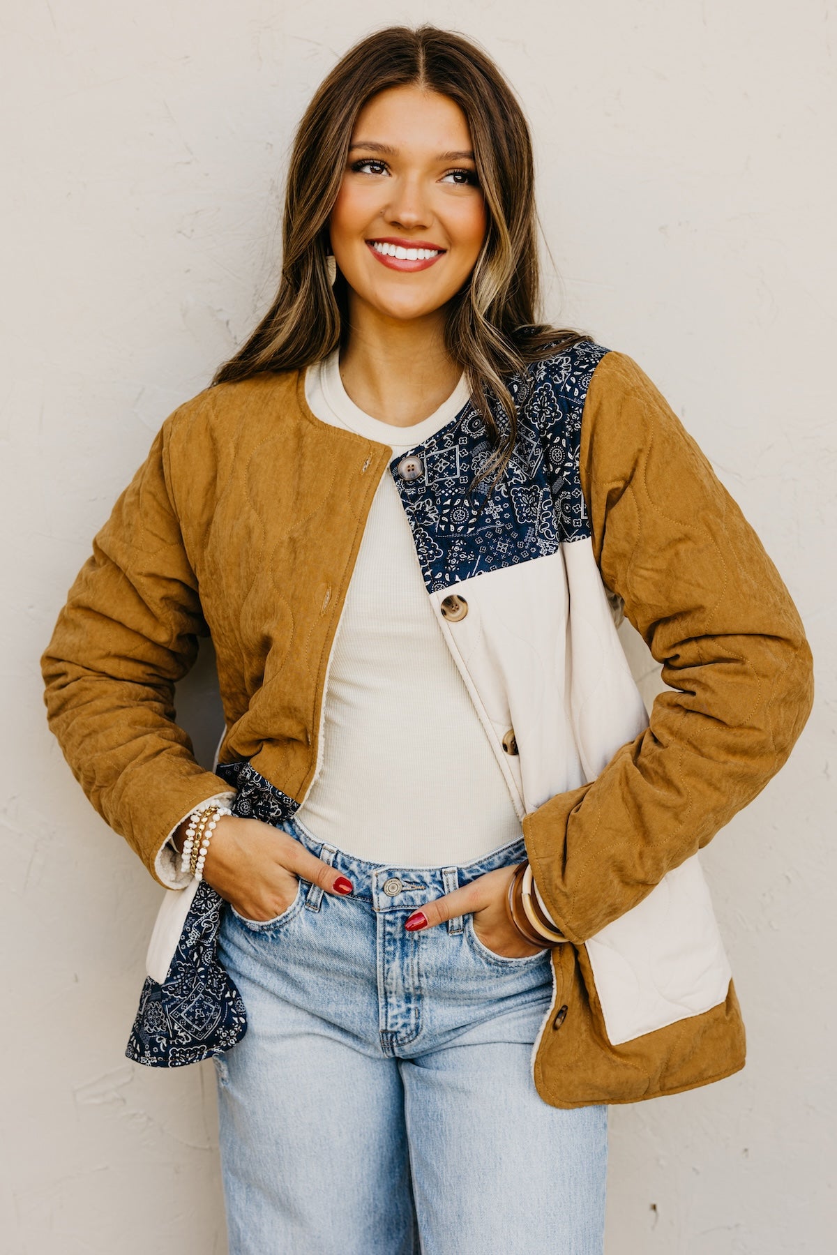 The Wynn Bandana Contrast Jacket