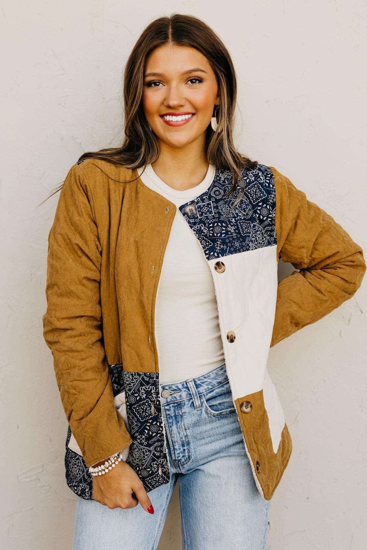 The Wynn Bandana Contrast Jacket