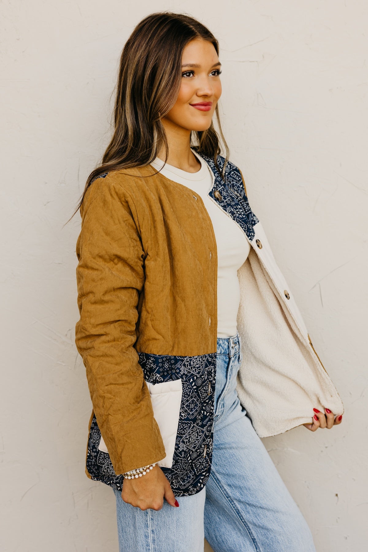 The Wynn Bandana Contrast Jacket