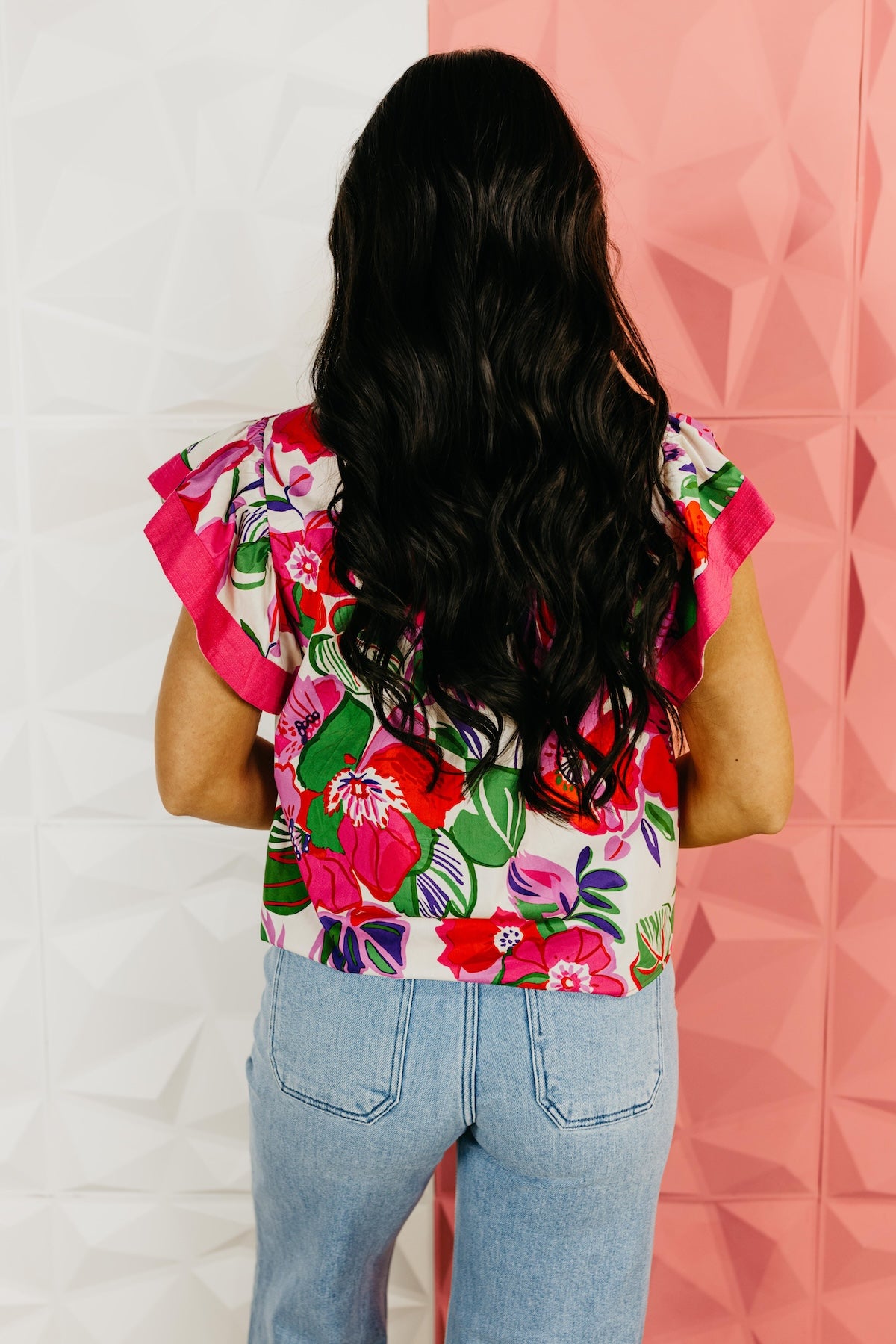 The Weston Flutter Sleeve Top