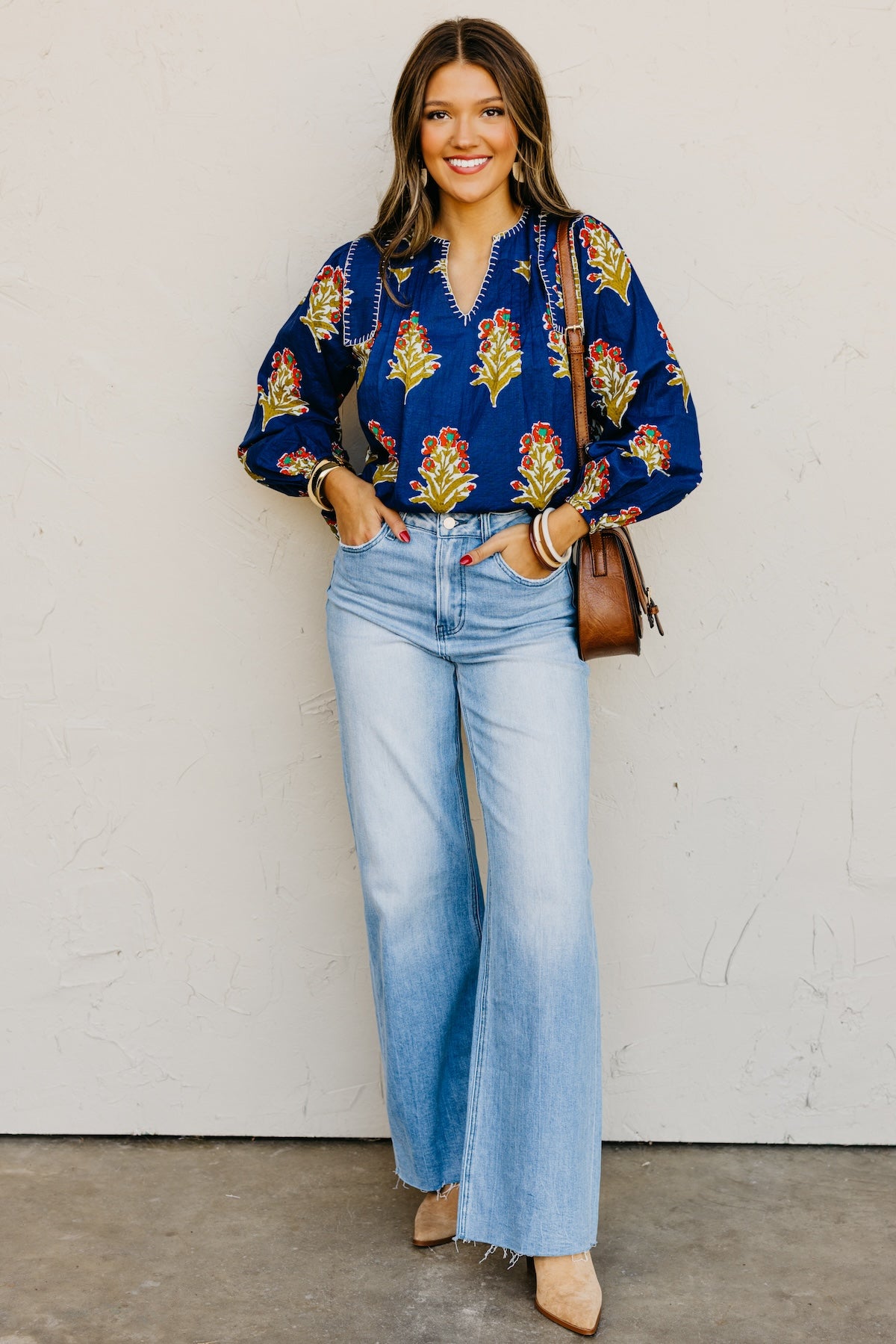 The Webster Floral Woven Blouse