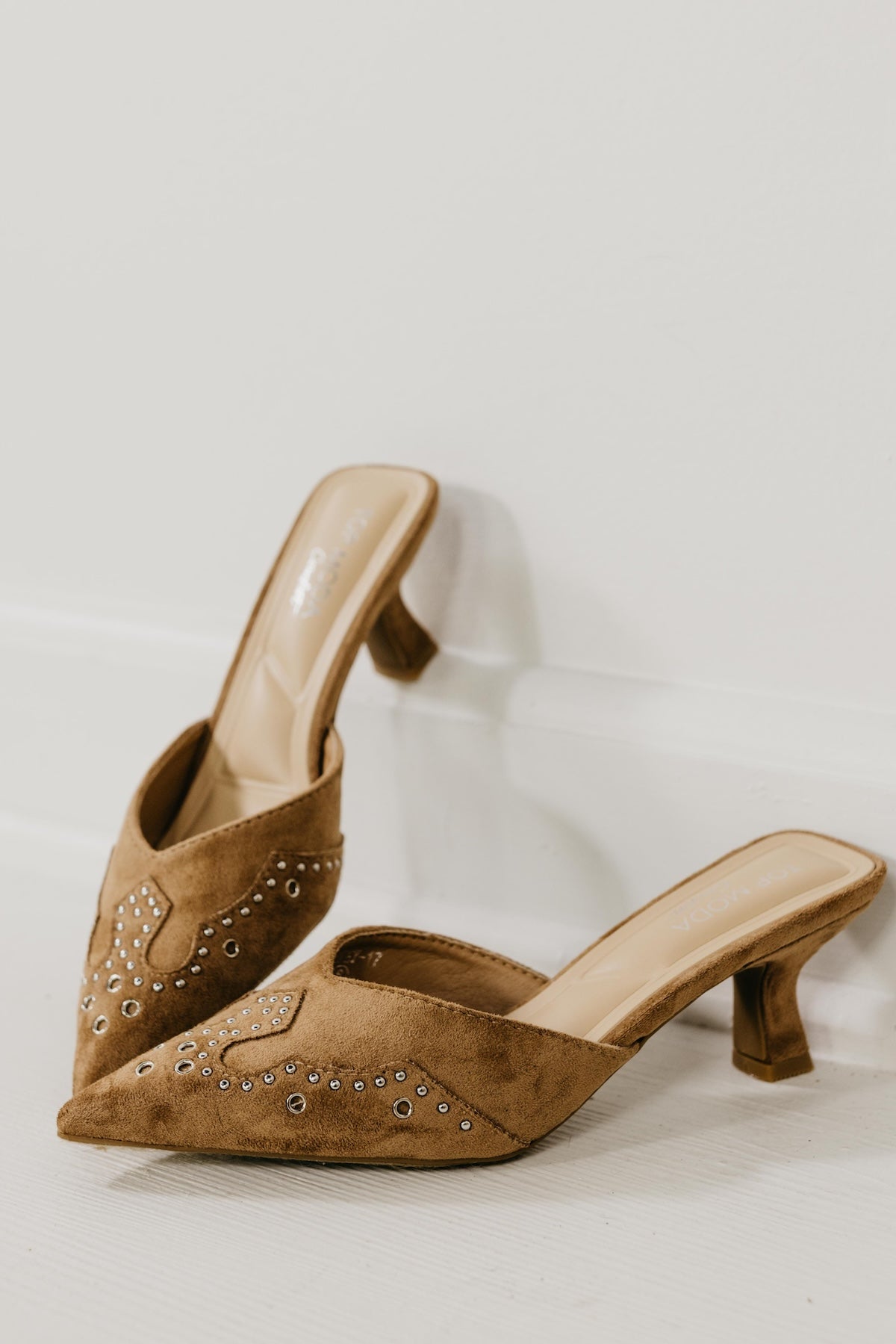 The Morley Studded Kitten Heel