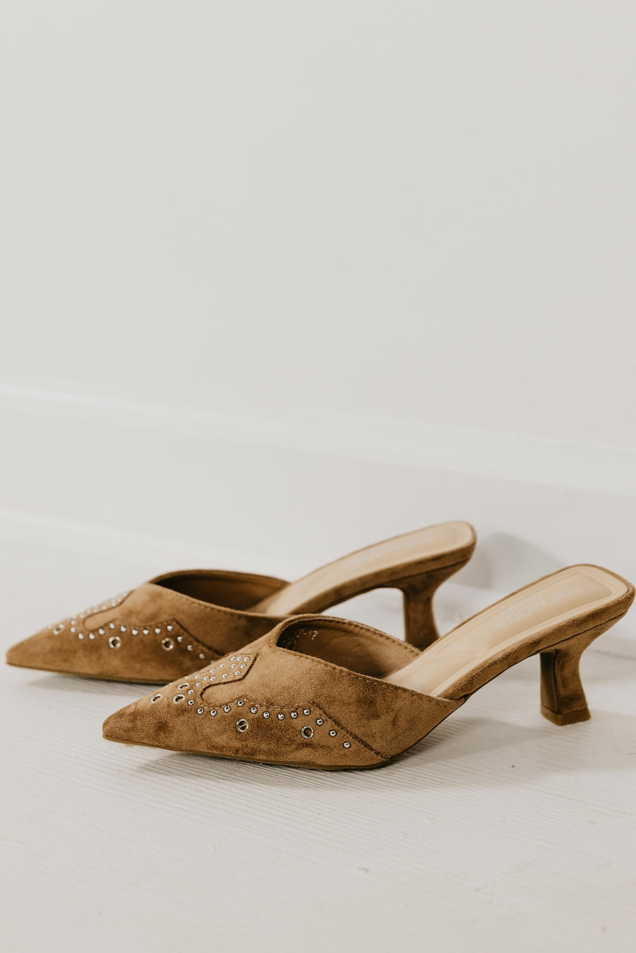 The Morley Studded Kitten Heel